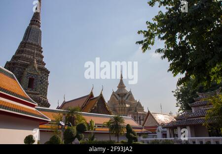 Wat Phra Chetuphon (Wat Pho) Buddhistischer Tempel Bangkok, Thailand Stockfoto