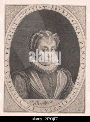 Renate, Herzogin von Lothringen. Stockfoto