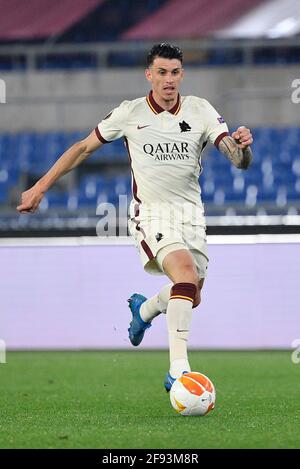 Roger Ibanez von AS Roma in Aktion gesehen während der UEFA Europa League Quarter Finals Fußballspiel zwischen AS Roma Und/LM Stockfoto