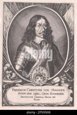 Hammerstein, Friedrich Christoph Freiherr. Stockfoto
