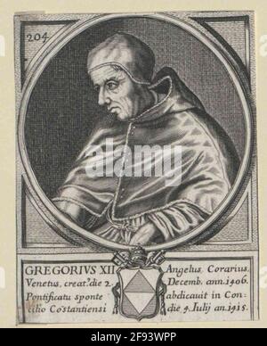 Gregor XII., Papa . Stockfoto