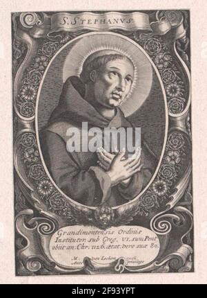 Stephan von Thiers, heilig. Stockfoto