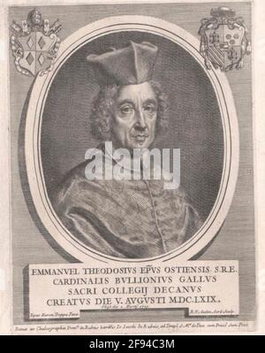 Der Turm der Auvergne de Bouillon, Emmanuel-Theodose von. Stockfoto