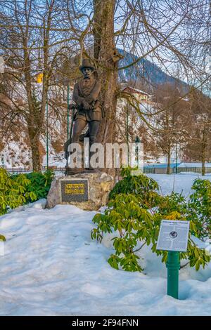 Statue des Erzherzog Johann in Bad Aussee in Österreich Stockfoto