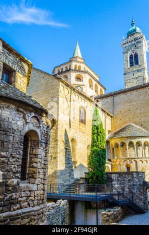 Basilika Santa Maria Maggiore in Bergamo, Italien Stockfoto