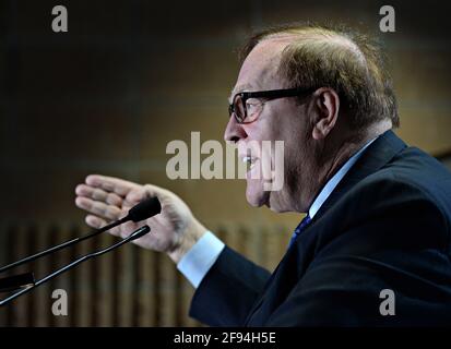 Ehemaliger Eigentümer von Quebec Nordiques, Marcel Aubut Stockfoto