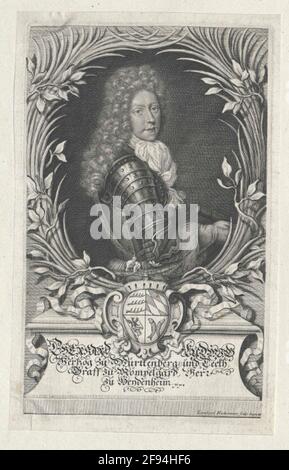 Eberhard IV Ludwig, Herzog von Württemberg. Stockfoto