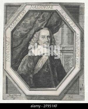 Johann Moritz, Fürst von Nassau-Siegen. Stockfoto