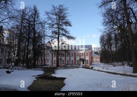 Region Moskau. Viaziomy Anwesen und Herrenhaus Stockfoto