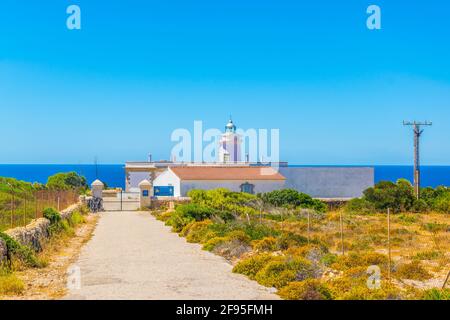 Far de Cap Blanc auf Mallorca, Spanien Stockfoto