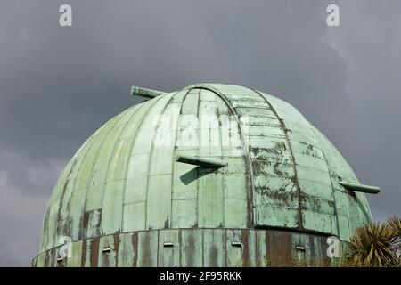 Das Observatory Science Center in Herstmonceux in Sussex, England. Ehemalige Heimat des Royal Greenwich Observatory in East Sussex. Stockfoto