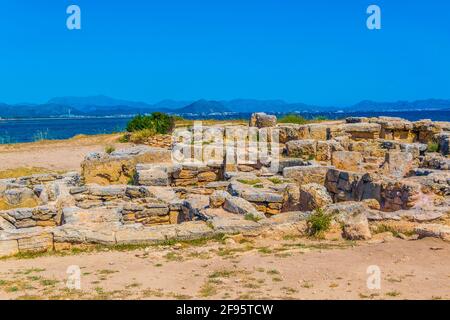 Necropoli de Son Real auf Mallorca, Spanien Stockfoto