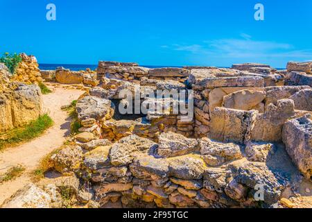 Necropoli de Son Real auf Mallorca, Spanien Stockfoto