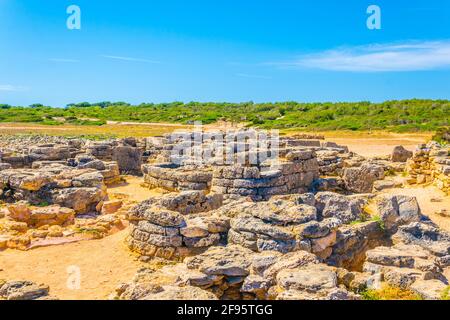 Necropoli de Son Real auf Mallorca, Spanien Stockfoto