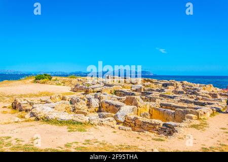 Necropoli de Son Real auf Mallorca, Spanien Stockfoto