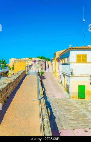 Befestigung der Stadt Alcudia auf Mallorca, Spanien Stockfoto