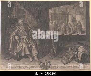 Schmid-Schwarzenhorn, Johann Rudolf Freiherr. Stockfoto