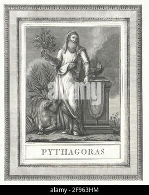 Pythagoras . Stockfoto