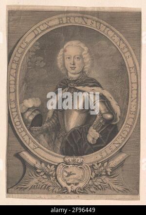 Anton Ulrich, Herzog von Braunschweig-Wolfenbüttel. Stockfoto