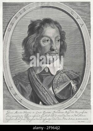 Johann Moritz, Prinz von Nassau-Siegen Leiter: Southman, Pieter Claesz. Stockfoto
