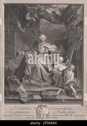 Der Turm der Auvergne de Bouillon, Emmanuel-Theodose von. Stockfoto