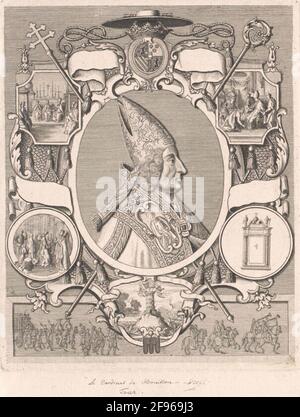 Der Turm der Auvergne de Bouillon, Emmanuel-Theodose von. Stockfoto