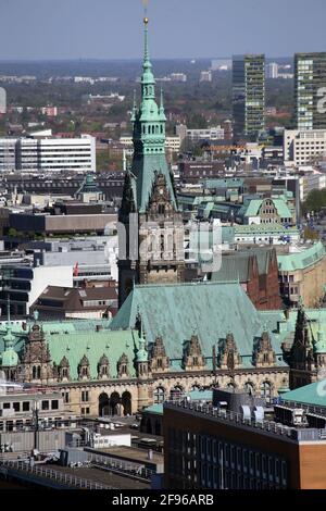 Deutschland, Hamburg, Rathaus Stockfoto