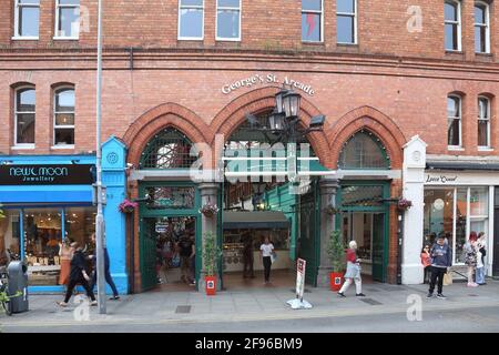 Irland, Dublin, George's St. Arcade Stockfoto