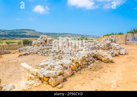 Ta Hagrat Tempel Stockfoto