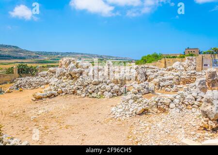 Ta Hagrat Tempel Stockfoto