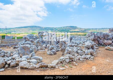 Ta Hagrat Tempel Stockfoto