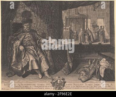 Schmid-Schwarzenhorn, Johann Rudolf Freiherr. Stockfoto