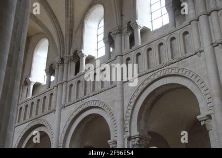 dreifaltigkeitskirche in einer Abtei in caen in der normandie (frankreich) Stockfoto