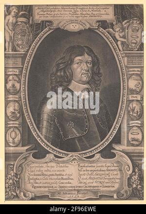 August, Herzog von Sachsen-Weissenfels Maler: Steger, Christophstecher: Dürr, Johann (1600) Stockfoto