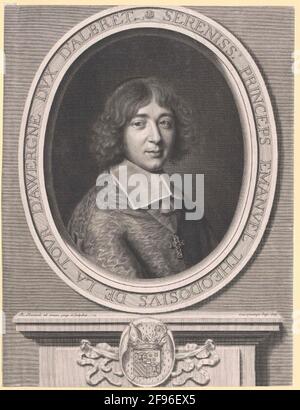 Der Turm der Auvergne de Bouillon, Emmanuel-Theodose von. Stockfoto