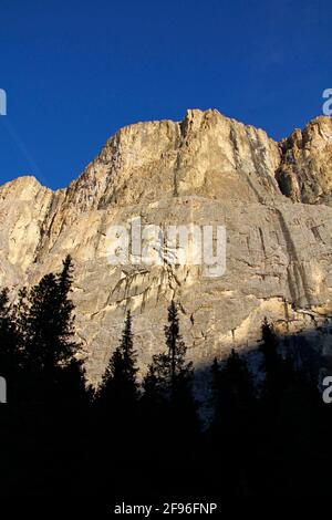 Das Sellamassiv, Dolomiten, Südtirol, Südtirol, Italien Stockfoto