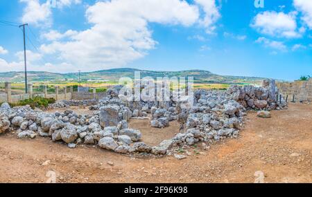 Ta Hagrat Tempel Stockfoto