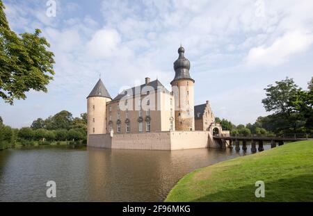 Wasserschloss in Gemen, Borken, Münsterland Stockfoto