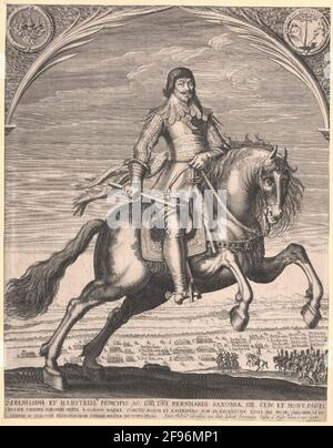 Bernhard, Prinz von Sachsen-Weimar. Stockfoto