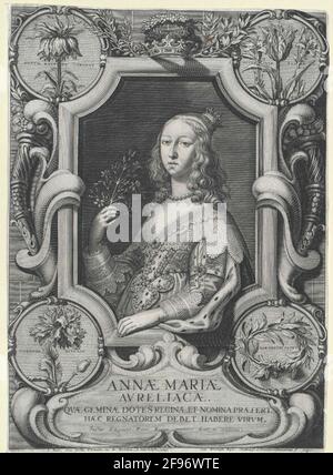 Anna Maria Luise, Prinzessin von Orléans. Stockfoto