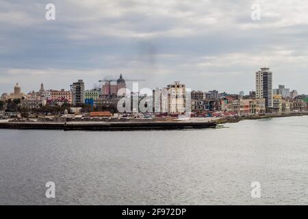 Skyline der Altstadt von Havanna, Kuba Stockfoto