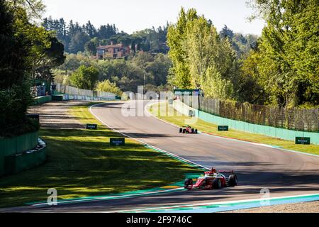 Imola, Italien 16/04/2021, 17 BEGANOVIC Dino, Prema Powerteam, Aktion während der 1. Runde der Formel-Regional-Europameisterschaft 2021 von Alpine vom 16. Bis 18. April 2021 auf dem Autodromo Internazionale Enzo e Dino Ferrari, in Imola, Italien - Foto Florent Gooden / DPPI Stockfoto