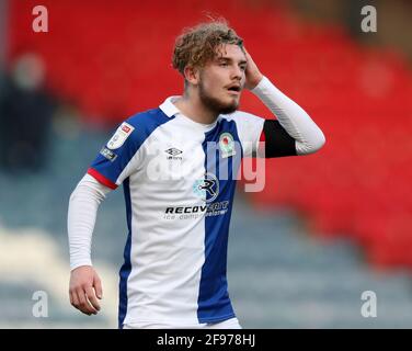 Ewood Park, Blackburn, Lancashire, Großbritannien. April 2021. English Football League Championship Football, Blackburn Rovers versus Derby County; Harvey Elliott of Blackburn Rovers Credit: Action Plus Sports/Alamy Live News Stockfoto