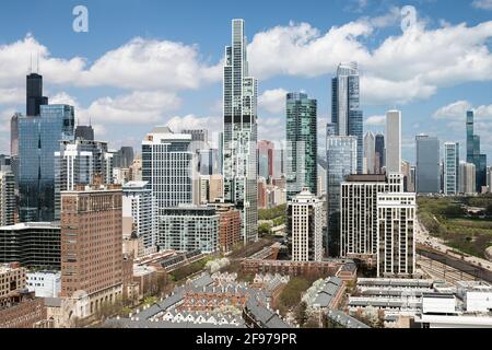 NEMA Chicago entworfen von Rafael Vinoly Stockfoto