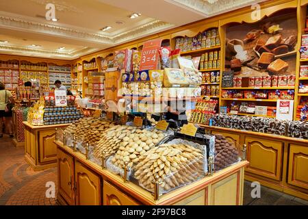 La Cure Gourmande Geschäft auf der Insel L'Ile Saint Louis in Paris Frankreich Stockfoto