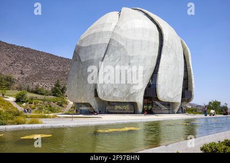 Templo Bahai de Sudamerica (Haus der Anbetung von Bahai) In Santiago Chile Stockfoto