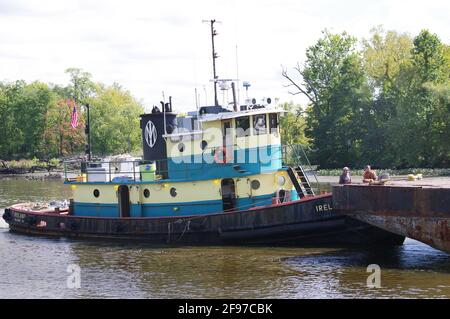 Szenen entlang des Hudson River in und um Kingston , New York.USA Stockfoto