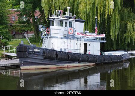 Szenen entlang des Hudson River in und um Kingston , New York.USA Stockfoto