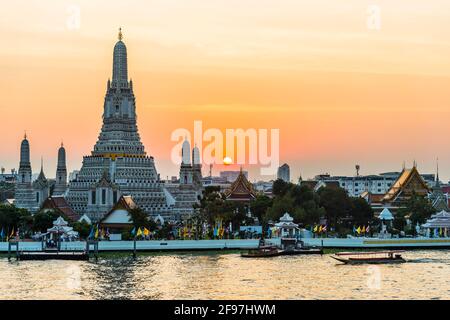 Thailand, Bangkok, der Tempel Wat Arun Stockfoto