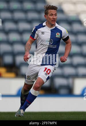 Ewood Park, Blackburn, Lancashire, Großbritannien. April 2021. English Football League Championship Football, Blackburn Rovers versus Derby County; Lewis Holtby von Blackburn Rovers Credit: Action Plus Sports/Alamy Live News Stockfoto